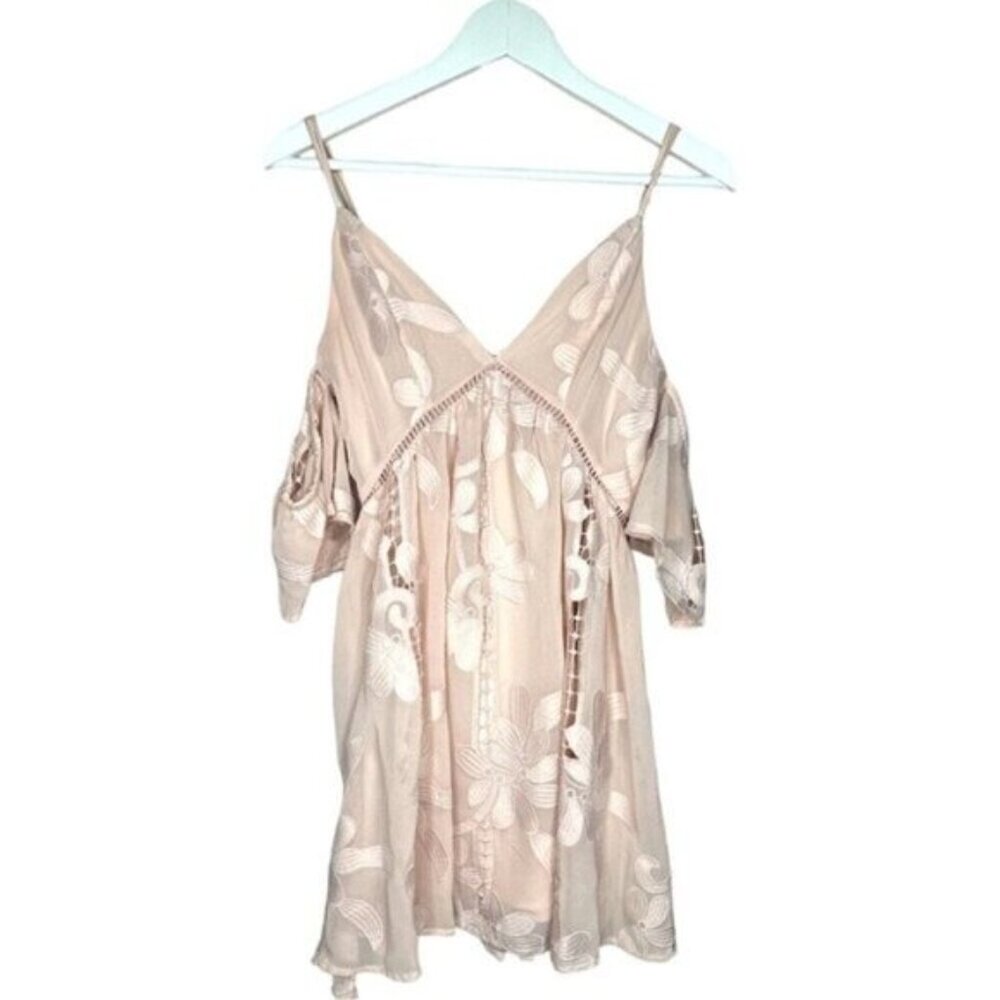 Lovers + Friends Blush Floral Mini Dress XS